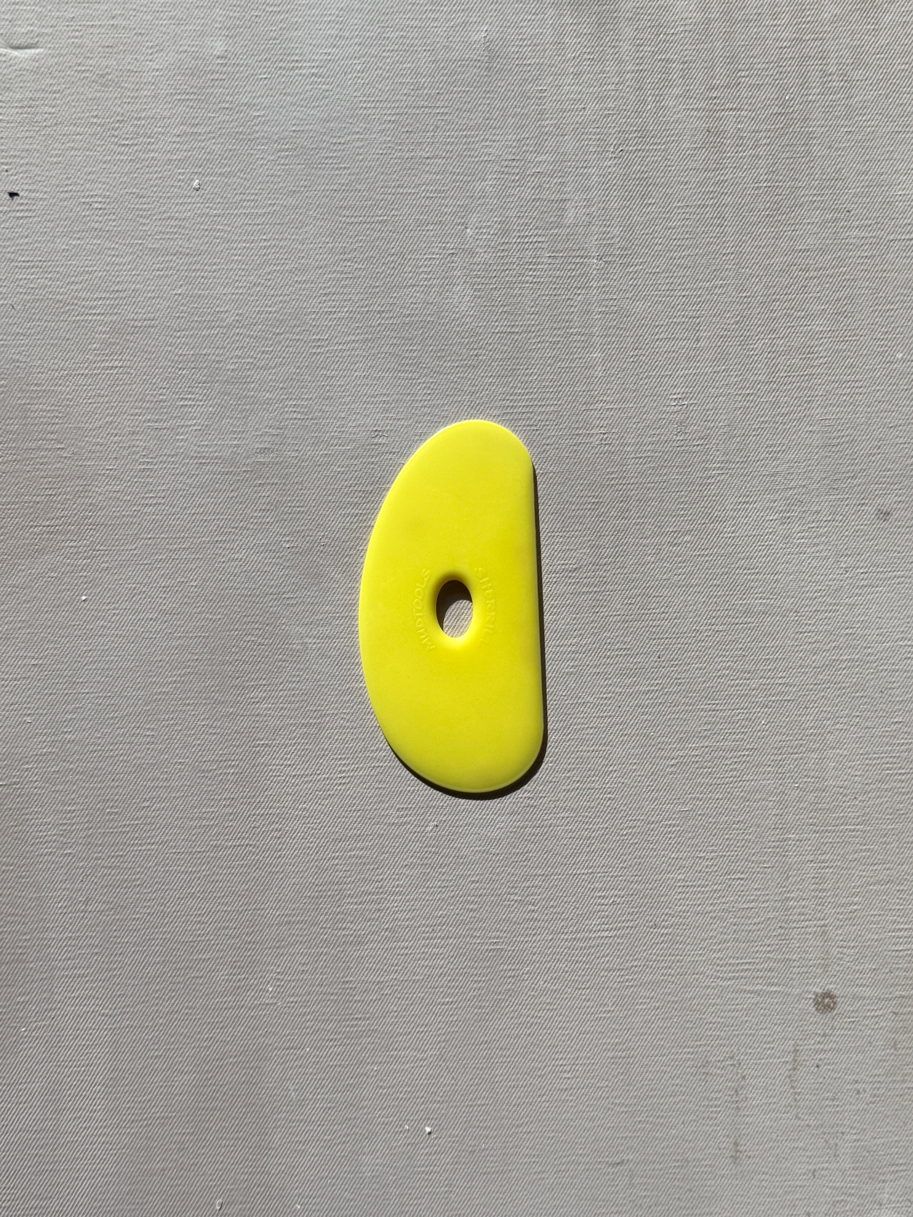 MUDTOOLS | Polymer Rib Yellow (Soft) | Shape 1