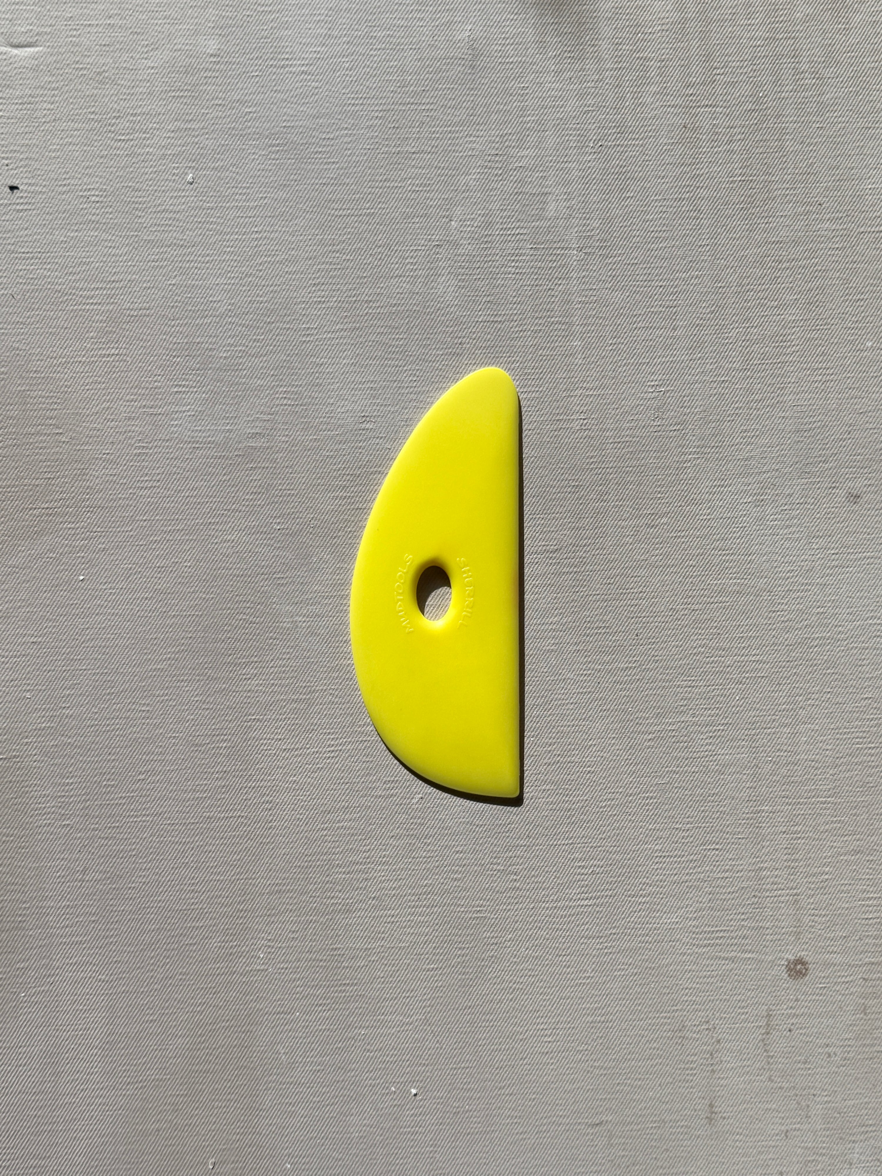 MUDTOOLS | Polymer Rib Yellow (Soft) | Shape 3